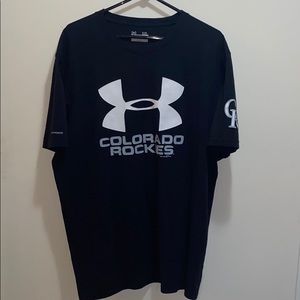 2014 Under Armour Mens Colorado Rockies Tee Shirt